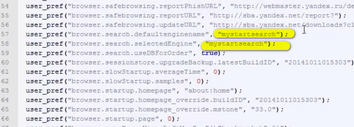удаление mystartsearch