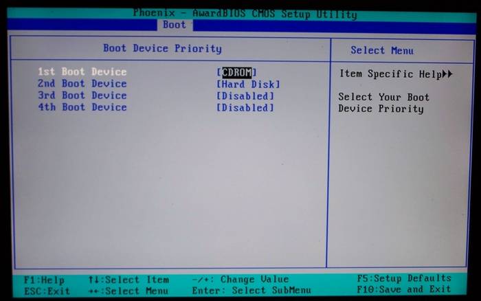 Установка Виндовс 7 с диска для чайников