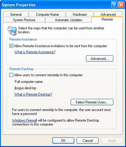 Создание подключения к удалённому рабочему столу Windows 7