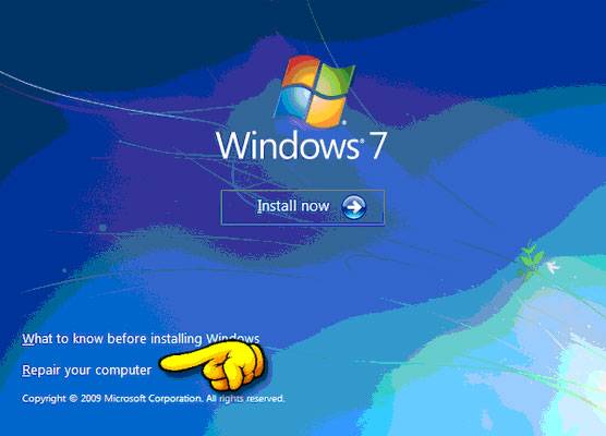 Восстановление загрузочной записи Windows 7 Восстановление загрузочной записи Windows 7