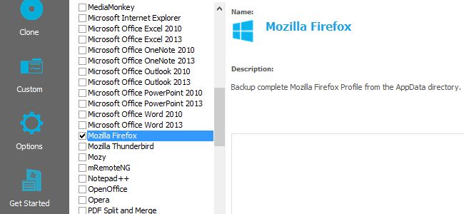 CloneApp – утилита для создания резервных копий настроек популярных программ