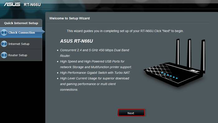 Как настроить роутер ASUS RT N66U