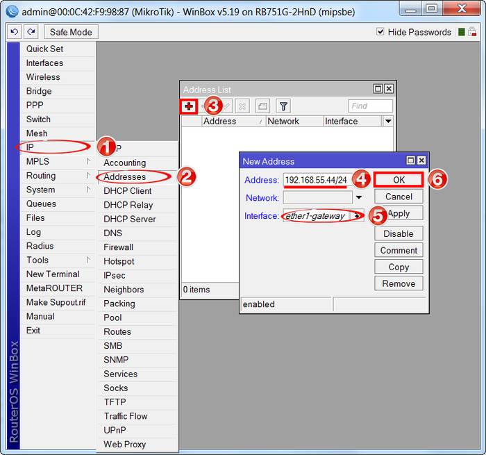 Инструкция по настройке роутера MIKROTIK