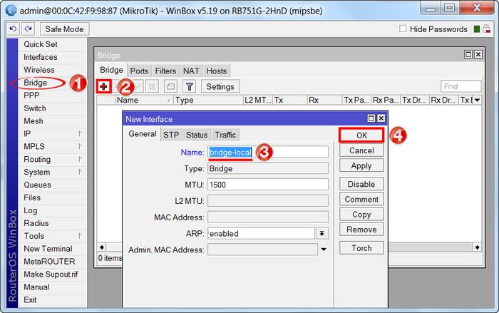 Инструкция по настройке роутера MIKROTIK