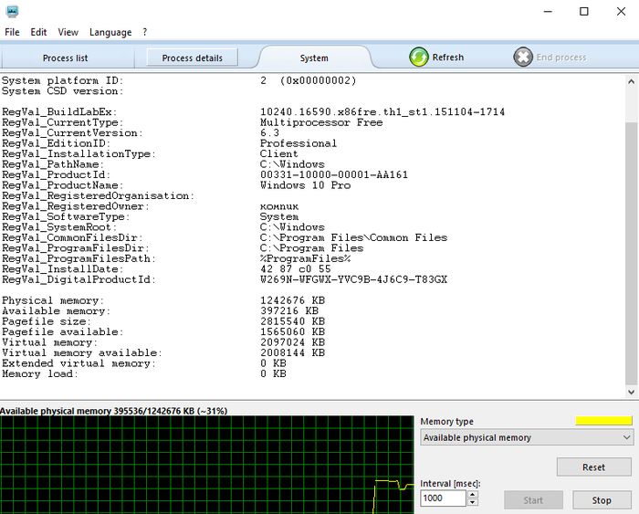 Alternate Task Manager – еще один альтернативный диспетчер задач