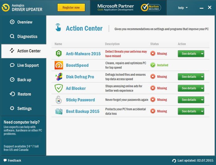 Auslogics Driver Updater – менеджер драйверов от Auslogics Auslogics Driver Updater – менеджер драйверов от Auslogics