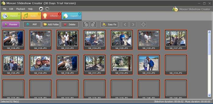 Делаем видеоролик из фотографий и музыки