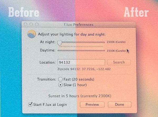 f.lux – пощадите ваши глаза!