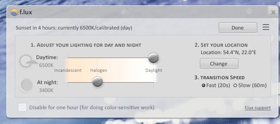 f.lux – пощадите ваши глаза! f.lux – пощадите ваши глаза!