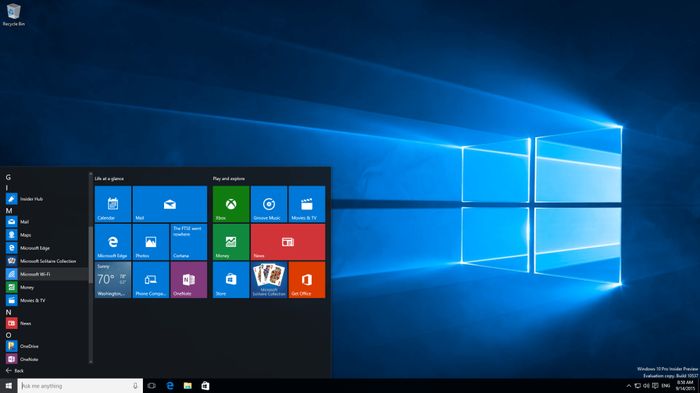 Галерея скриншотов Windows 10 Insider Preview Build 10537 Галерея скриншотов Windows 10 Insider Preview Build 10537