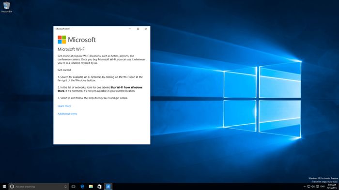 Галерея скриншотов Windows 10 Insider Preview Build 10537 Галерея скриншотов Windows 10 Insider Preview Build 10537