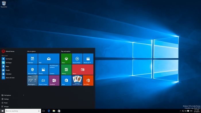 Галерея скриншотов Windows 10 Insider Preview Build 10537 Галерея скриншотов Windows 10 Insider Preview Build 10537