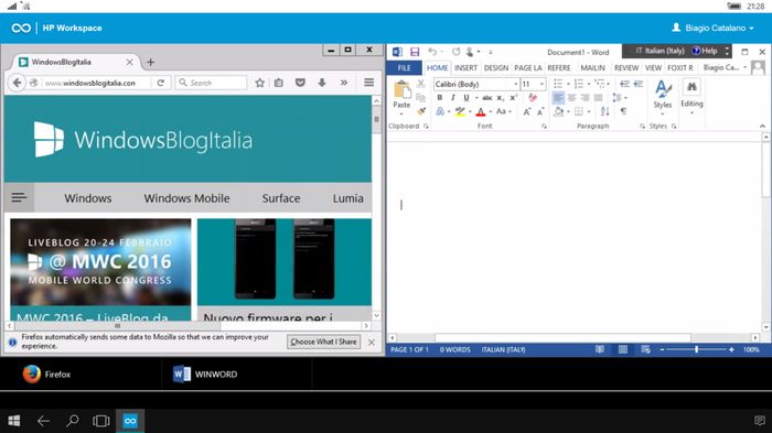 Как HP Workspace обеспечит доставку x86 приложений на смартфоны с Windows 10 Mobile