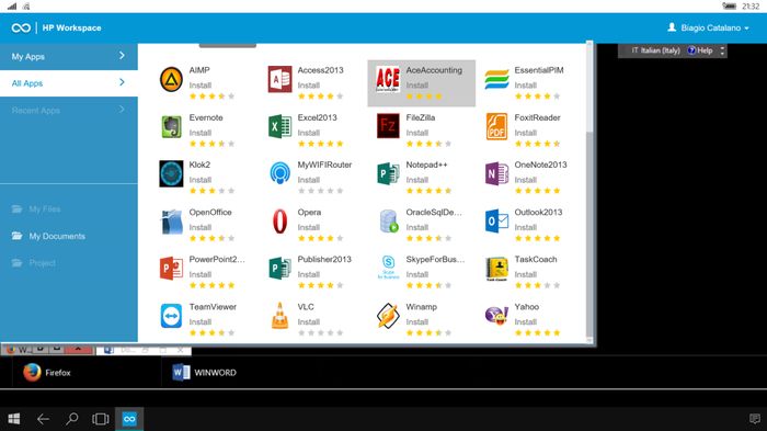 Как HP Workspace обеспечит доставку x86 приложений на смартфоны с Windows 10 Mobile