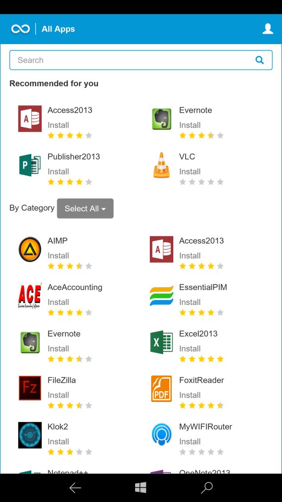 Как HP Workspace обеспечит доставку x86 приложений на смартфоны с Windows 10 Mobile