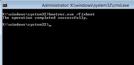 Как использовать командную строку для устранения проблем с загрузочными записями
