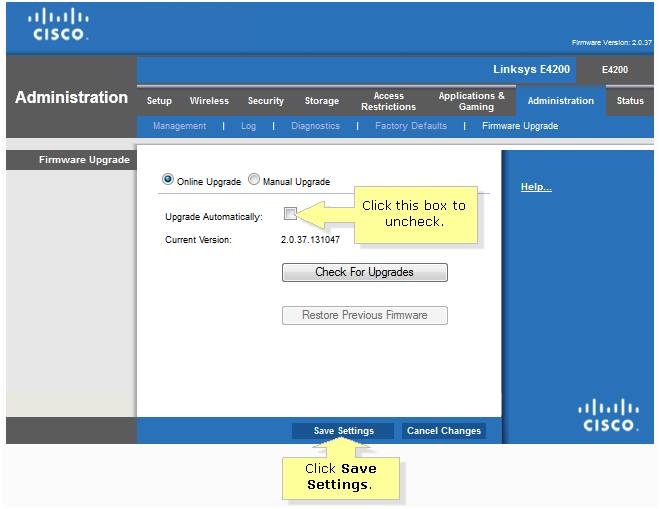 Как настроить роутер Cisco Linksys E1200