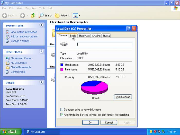 Как отформатировать флешку под NTFS в Windows XP