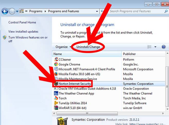 Как отключить самозащиту Norton Internet Security
