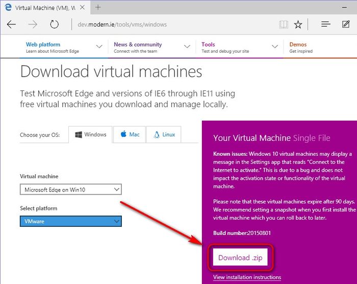 Как скачать готовую виртуальную машину с Windows и открыть ее в VirtualBox и VMware Workstation