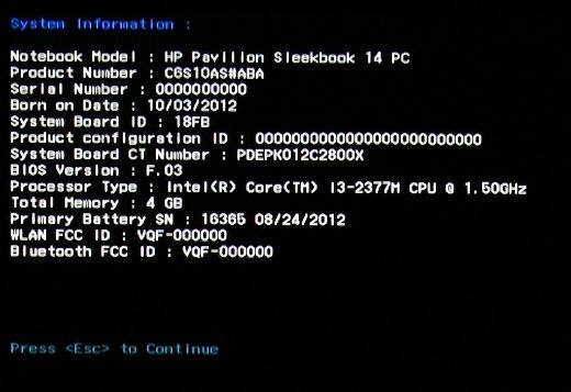 Как узнать точную модель ноутбука HP