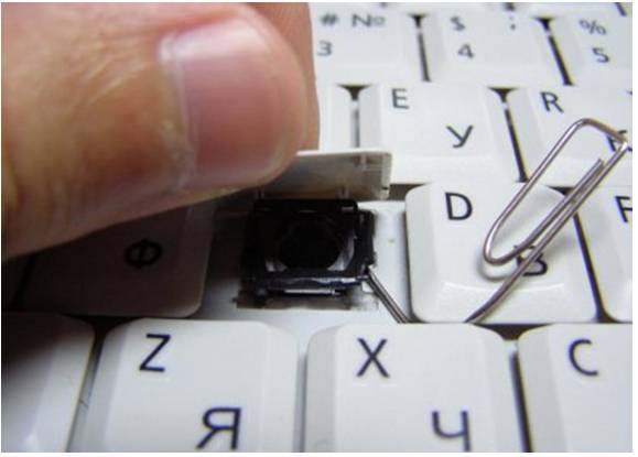 Как вставить кнопку в клавиатуру на ноутбуке