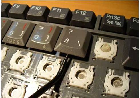 Как вставить кнопку в клавиатуру на ноутбуке