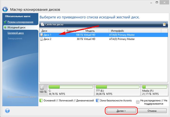 Клонирование жесткого диска с возможностью исключения отдельных данных программой Acronis True Image 2016