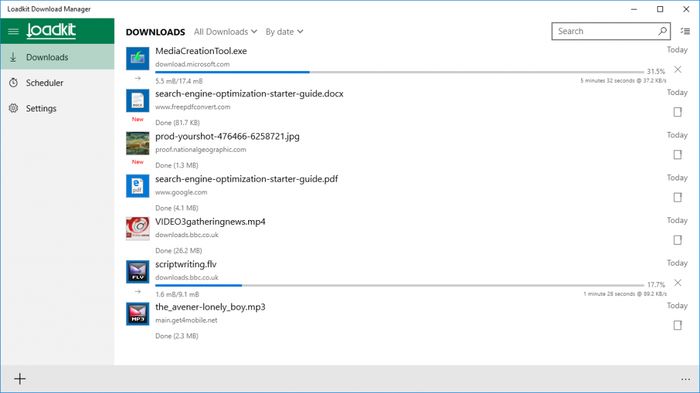 Loadkit Download Manager – удобный менеджер загрузок для Windows 10 и Windows 10 Mobile Loadkit Download Manager – удобный менеджер загрузок для Windows 10 и Windows 10 Mobile