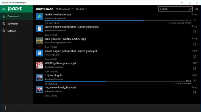 Loadkit Download Manager – удобный менеджер загрузок для Windows 10 и Windows 10 Mobile Loadkit Download Manager – удобный менеджер загрузок для Windows 10 и Windows 10 Mobile