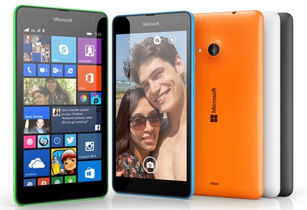 Lumia 535 – первый смартфон в серии с брендом Microsoft