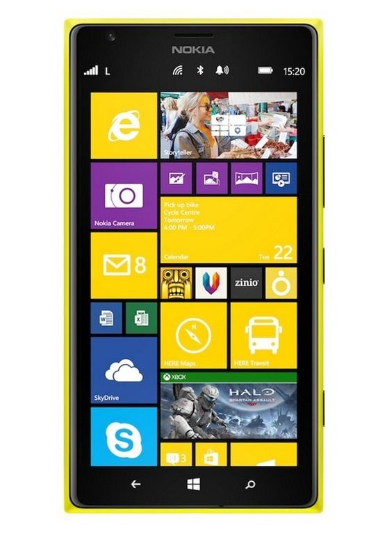 Nokia Lumia 1520 – 6-дюймовый фаблет с 20-Мп PureView камерой