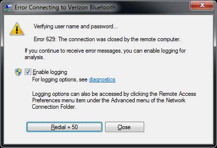 Ошибка 629 при подключении к интернету Ошибка 629 при подключении к интернету