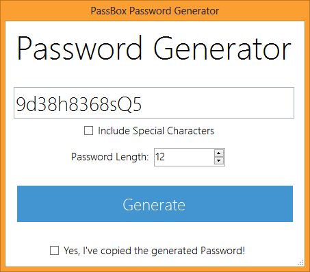 PassBox: бесплатный менеджер и генератор паролей для Windows PassBox: бесплатный менеджер и генератор паролей для Windows