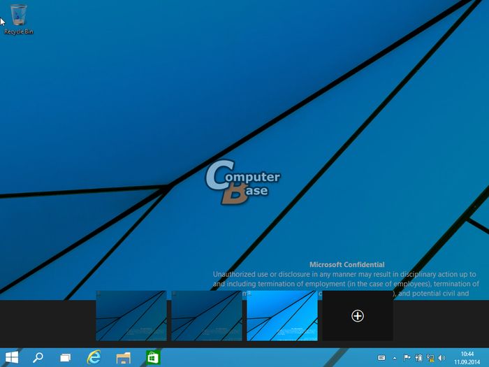 Первые скриншоты Windows 9 Technical Preview
