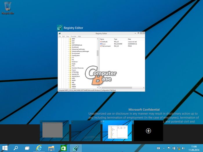 Первые скриншоты Windows 9 Technical Preview