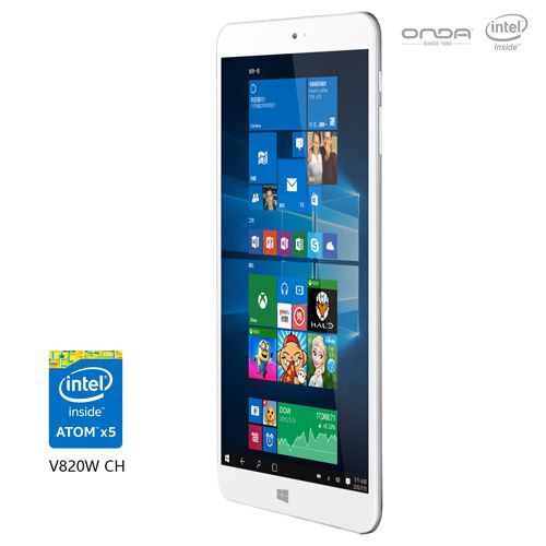 Планшеты Onda V820W CH и V919 Air CH с Windows 10 и Atom x5