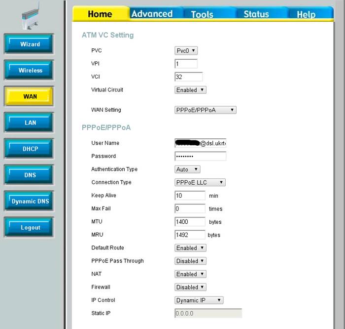 Пошаговая настройка роутера d-link 2640u
