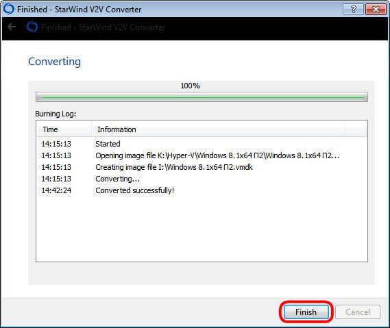 Преобразование виртуальных жестких дисков VHD и VHDX средствами Hyper-V и программой StarWind V2V Converter Преобразование виртуальных жестких дисков VHD и VHDX средствами Hyper-V и программой StarWind V2V Converter