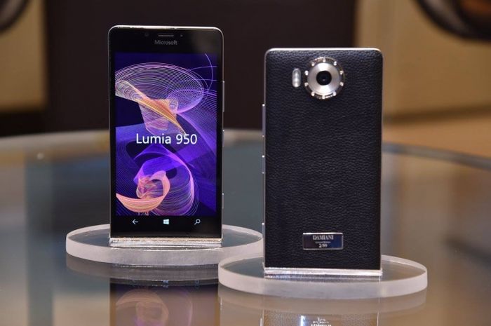 Роскошная крышка для Microsoft Lumia 950 из кожи, золота и бриллиантов за 1950 евро