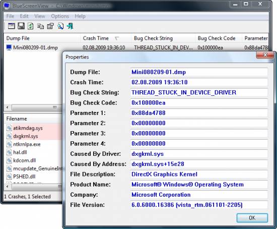 Синий экран смерти при загрузке Windows 7