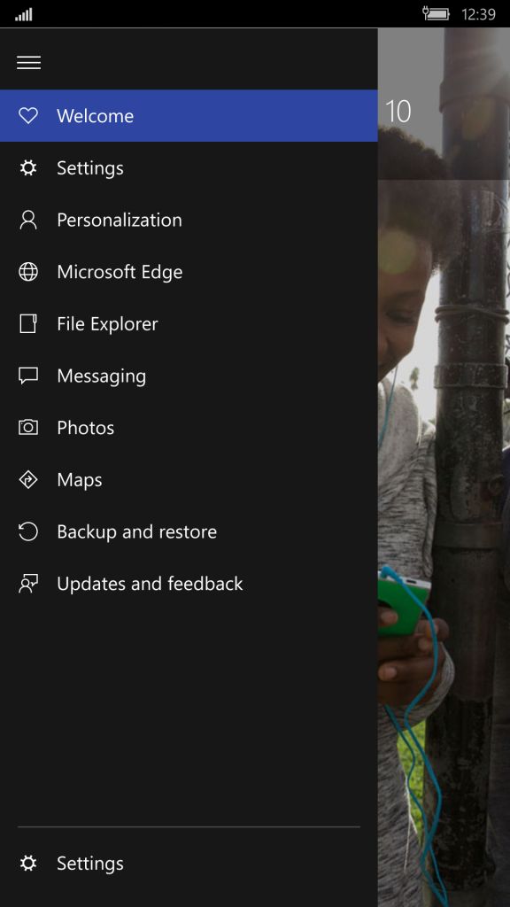 Скриншоты Windows 10 Mobile Build 10166 из эмулятора Windows 10 SDK