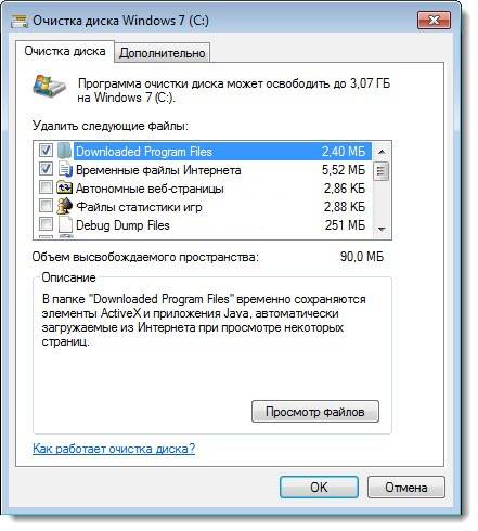 Способы очистки кеш памяти компьютера