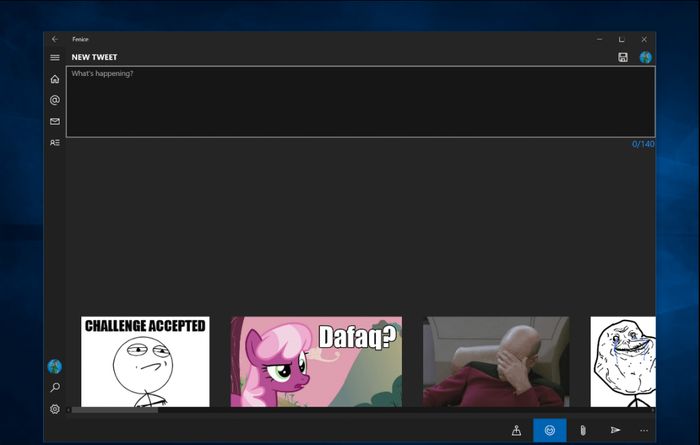 Twitter-клиент Fenice получил поддержку Windows 10