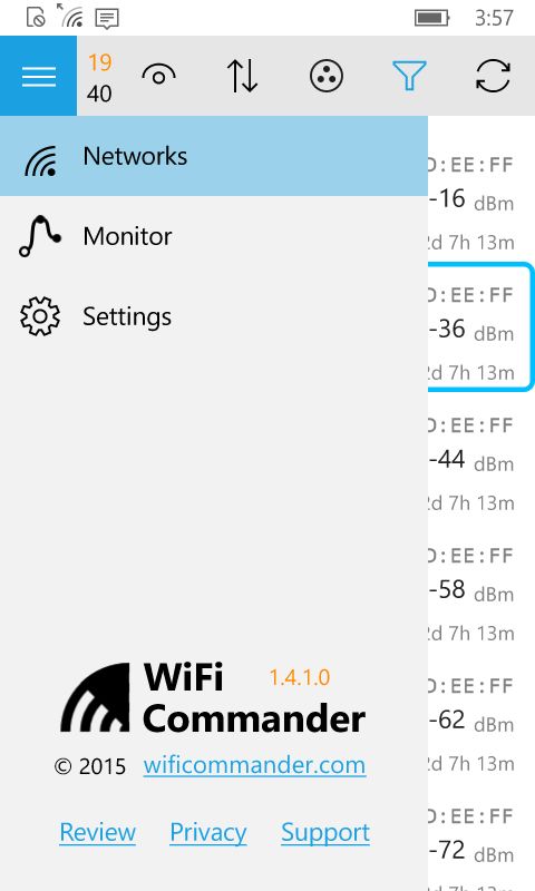 WiFi Commander – менеджер беспроводных сетей для Windows 10 и Windows 10 Mobile