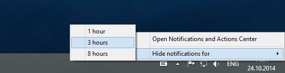 Windows 10: Action Center приносит уведомления на рабочий стол