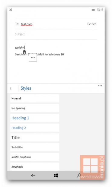 Windows 10 для смартфонов: несколько нововведений на скриншотах новой сборки