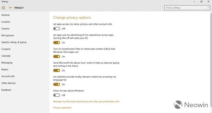 Windows 10: новое в build 10105, 10107 и 10108