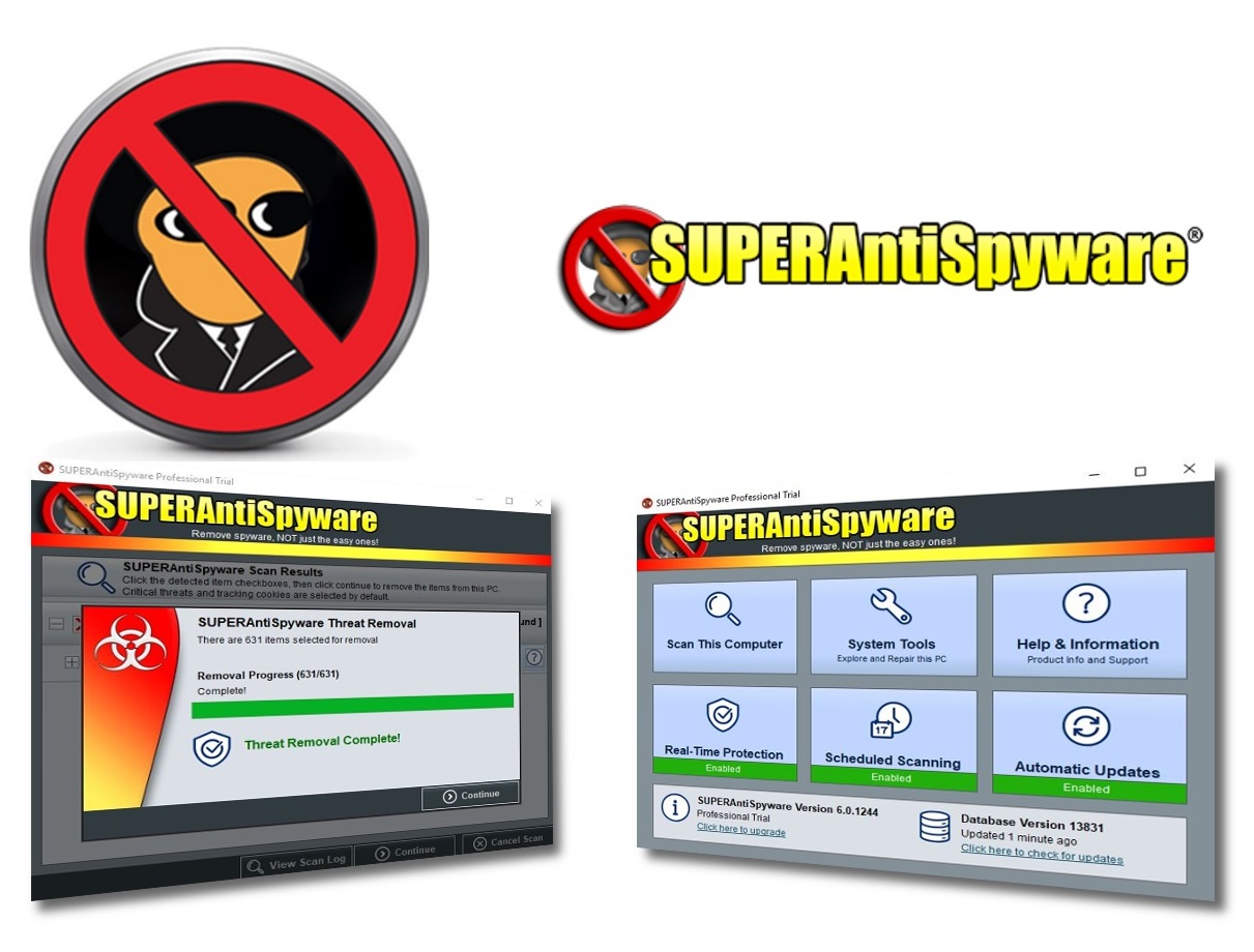 Приложение SUPERAntispyware: перечень основных возможностей