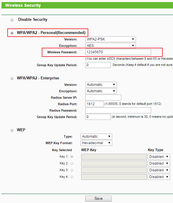 Как изменить пароль на роутере TP-LINK